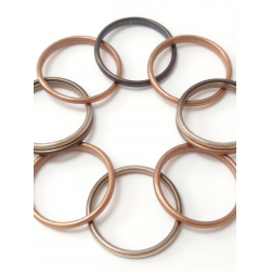 Set of 6 Buddhist Rush Style Caramel Salted Butter Fancy Bracelets