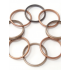 Set of 6 Buddhist Rush Style Caramel Salted Butter Fancy Bracelets