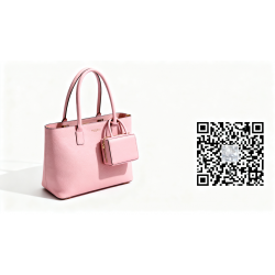 Chic Women's Bag Pink Double Handles Inner Mini Square Tote
