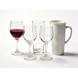 4 tazas de bebidas Cup de vino Cup de Water recipiente de jugo para fiesta en casa