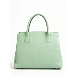 California Women's Bag Light Green Double Handle Shopper
