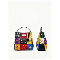 CAMILLA Patchwork Poetry Bag