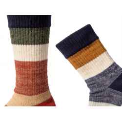 Crew Socks 2 Pair Multi Color Size L 8-12