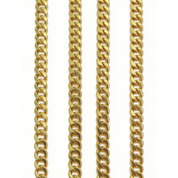 Pure 999 24K Yellow Gold 10mm 23in 111g Cuban Miami Style Link Chain Necklace