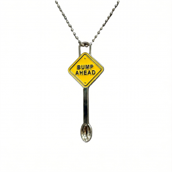 Bump Ahead Spoon Pendant & Necklace