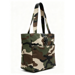 Camouflage Buckle Concealed Carry Purse Handbag Women's Shoulder Bag Wallet Pouch