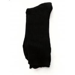 Sock Snob Men's 2-Pack Cotton Rich Ribbed Dress Socks ZG3 Black Size 7-12 NWT