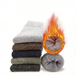 Mens Thermal Socks Winter Warm Brushed Thick Sock Work 3, 5 Pairs Sizes UK 6-11