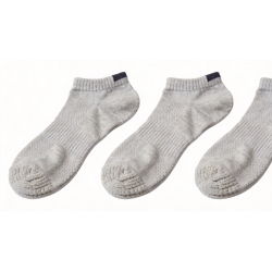 Mens Athletic Ankle Socks Moisture Wicking Cushion Running Low Cut Sock 3 Pairs