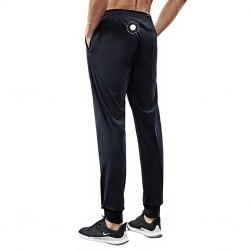 Mid Waist Sporty Sports Pants with Four-Sided Elastic Fabric Nylon Great Wall Double-Sided Brocade Quick-Drying