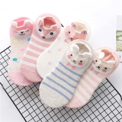 Fashion Cotton Summer Calcetines De Mujer Beautiful Cute Animal Pattern Colorful Socks Low Cut No Show Ankle Socks for Women 21%