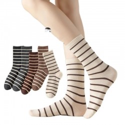 High Quality Women's Long-Knee Socks with Breathable Knitted Calcetines for Women Girls Crew Length for SpringFREE shippingLowest among