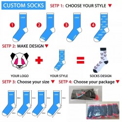 Men Knit Embroidered Basketball Crew Socks Sports Athletic Terry Socks With 26%