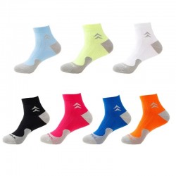 Professional Athletic Ankle Socks, Men Women Running Socks, Breathable Cushioned Sports Socks