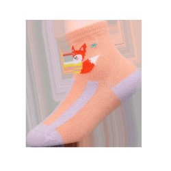 Multi-Designed 3D Flower Colorful Crew Socks For Girls Knitted Breathable For Spring
