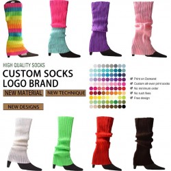 Fluffy Knitted Slouch Socks for Women-Breathable Sporty Design for Ballet Yoga Fitness