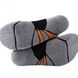 Full Sole Terry Cushion Athletic No Show Socks, Heel Tab Non-Slip Running Socks, Shock Absorbing Sports Socks