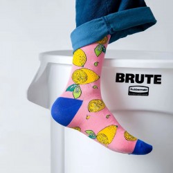 Colorful Fruit Pattern Mid-Calf Socks - Fashionable And Versatile, Comfortable Cotton, Unisex Style