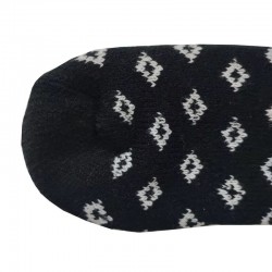 Women's Crew Length Fair Isle Christmas Socks-Double Layer Fuzzy Eco-Friendly Daily Use Socks for Holiday Comfort