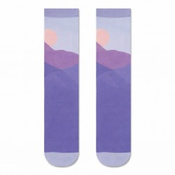 Eco Friendly Cotton Women's Breathable Novelty Crew Socks Colorful Graphic Design Patterned Apparel Boutique Supplies 25%
