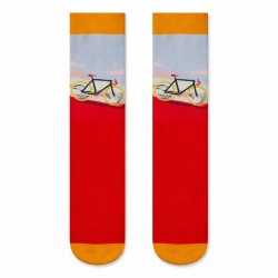 Eco Friendly Cotton Women's Breathable Novelty Crew Socks Colorful Graphic Design Patterned Apparel Boutique Supplies 25%
