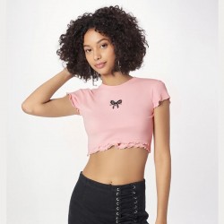 Women's Summer Casual Crop Tops Sleeveless Polyester T-Shirts O-Neck Digital Printing Fashionable Styles Price
