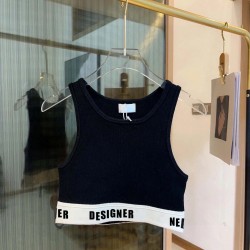 Classic Stripe Designer tank Tops Casual Designer Luxury Top tank Designer Clothing Summer Black and White tank Top