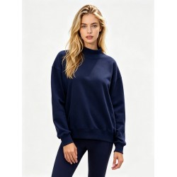 Comfort Slim Women Mock Neck Top All Season Casual Casual Tops