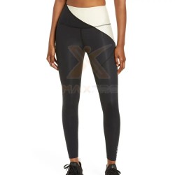 Workout Wear Low ized Women Yoga Pants High Quality Elastic Waist Solid Mid Eco-Friendly Breathable Spandex/Polyester