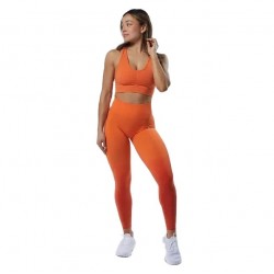 Yoga Set Women's Plus Size Solid Quick Dry Breathable Gym Leggings Running Tights Sportswear Seamless Sports Suit