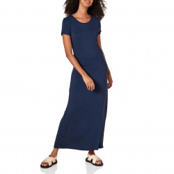 Women's Short-Sleeve Maxi Dress, Flowy