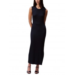 Women's Viscose Ribbed Maxi Dress