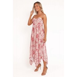 Women's Vikki-Dress-red-Floral