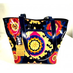 Shoulder Bag de Leather genuino for Women's with patrón Floral