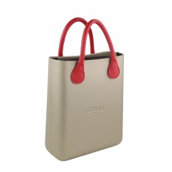 Chic Women's Bag Brown Gold Square Tote Double Handles Inner Pouch