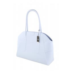 Women's Bag Unique Women's Light Blue Textured Silicone Waterproof Double Handle