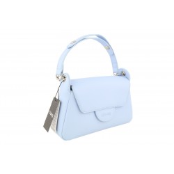 With Patina Women's Bag Light Blue Padded Square Shoulder Bag