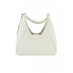 Ginevra Women's Bag White Padded Hobo Shoulder Magnetic Leisure