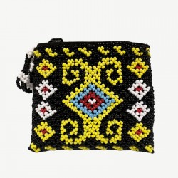 Borneo Handmade Bead Purse - Sarawak Traditional Ethnic Motif Bag