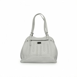 Handbag Women's Leather Magnetic Snap Zipper Shoulder Bag
