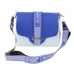 Glam Women's Bag Blue Pattern Adjustable Strap Clasp Crossbody