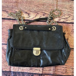 Black Goat Leather Purse