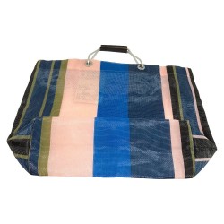 Handbag de Malla a Rayas Flower Market Bag de Compras Multicolor Women's