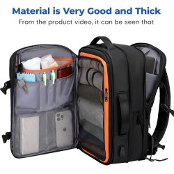 Carry On Travel Backpack for Airplanes 35L Suitcase Backpack Luggage Business Weekender Bag - Expandable Travel Carry On Flight Approved