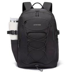 Mens Backpack with Giant Tumbler Holder Pocket, 15. 6 Inch Everyday Laptop Backpack Commuter Travel Work Computer Bag for Women's,