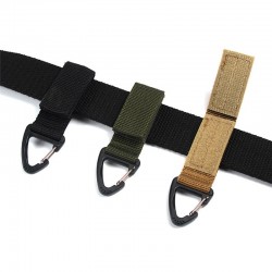 Backpack Key Hook Webbing Buckle Carabiner Waist Belt Buckle Tactical