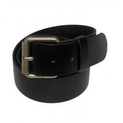 H&M Size Medium Genuine Black Unisex Leather Work Casual Belt Made In Sweden