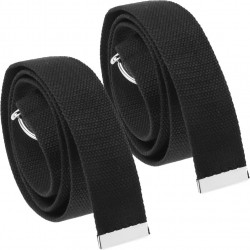 2 Pcs Trouser Belt for Decor Adjustable Fabric Fashionable Pants