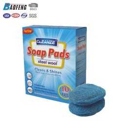 Daily Necessities Products Hot-sale Steel Wool Soap Pads