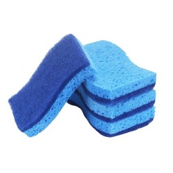 Topeco Cleaning Products Daily Necessities Eco-friendly Kitchen Dish Natural Composite Cellulose Sponge Scouring Pad5-day dispatch